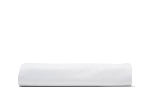 Fitted Sheet, Cotton Satin, White