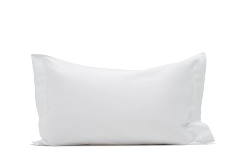 Set Of 2 Pillowcases, Cotton Satin, White