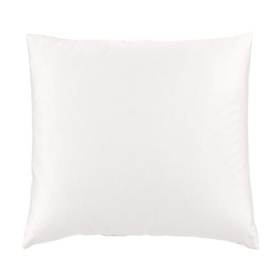 Oreiller, Satin de coton, Blanc