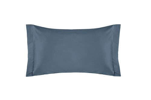 Set Of 2 Pillowcases, Cotton Satin, Iron Grey