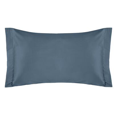 Set Of 2 Pillowcases, Cotton Satin, Iron Grey