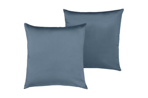Pillow, Cotton Satin, Iron Grey