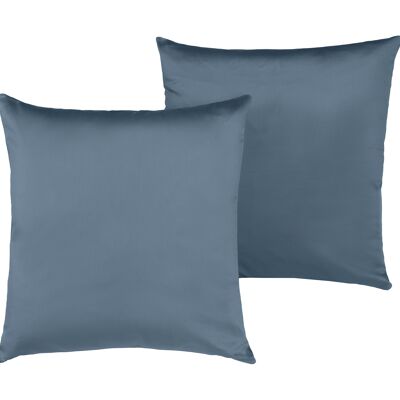 Pillow, Cotton Satin, Iron Grey