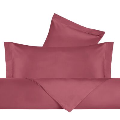 Parure de Couette, Satin de Coton, Framboise