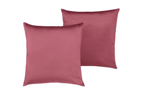Pillow, Cotton Satin, Raspberry