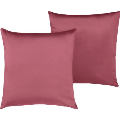 Pillow, Cotton Satin, Raspberry
