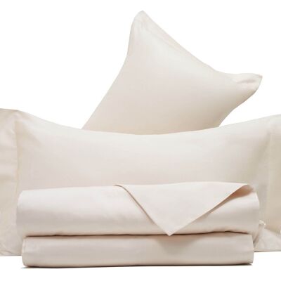 Sheets Set, Cotton Satin, Cream