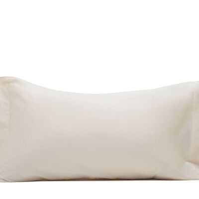 Set Of 2 Pillowcases, Cotton Satin, Cream