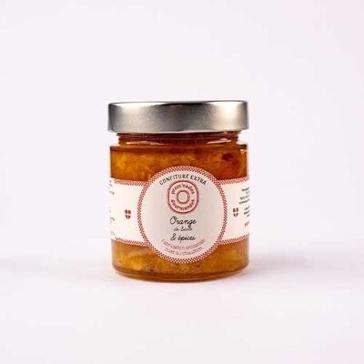 Organic orange jam from Sicily with spices