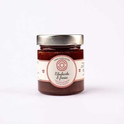 Rhubarb jam from Haute Savoie and Strawberry from France