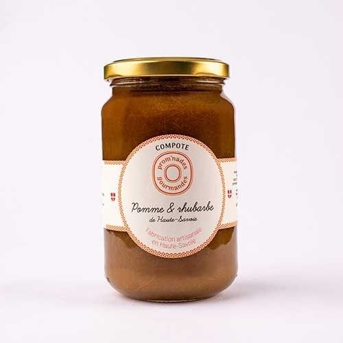 Composta di mele e rabarbaro dell'Alta Savoia