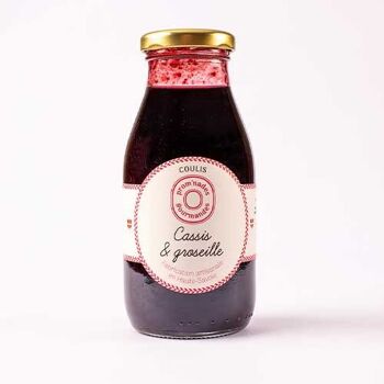 Coulis Groseille et Cassis de France