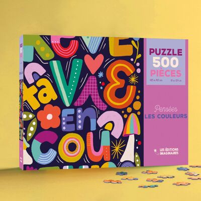 Puzzle 500 pièces Les couleurs