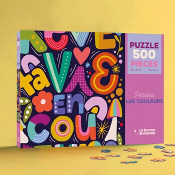Puzzle 500 pièces Les couleurs 1