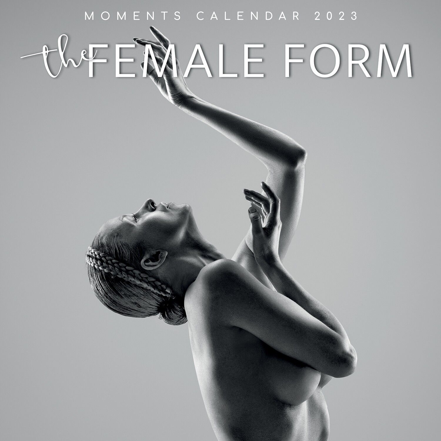 Calendario 2023 corpo femminile nudo in bianco e nero