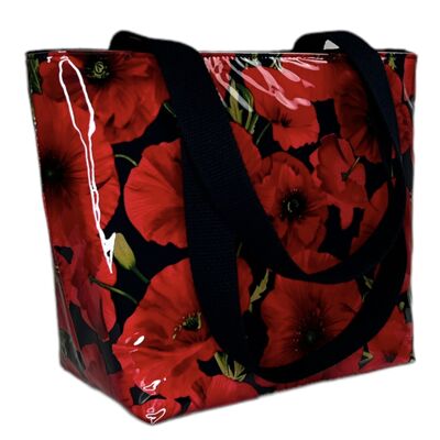 Nomadic insulated bag, “Coquelicot” navy