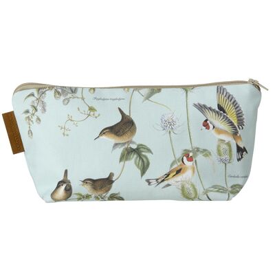 Cosmetic bag (bottom) - Birds of the garden
