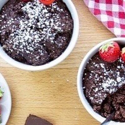 Torta in tazza al cioccolato Keto