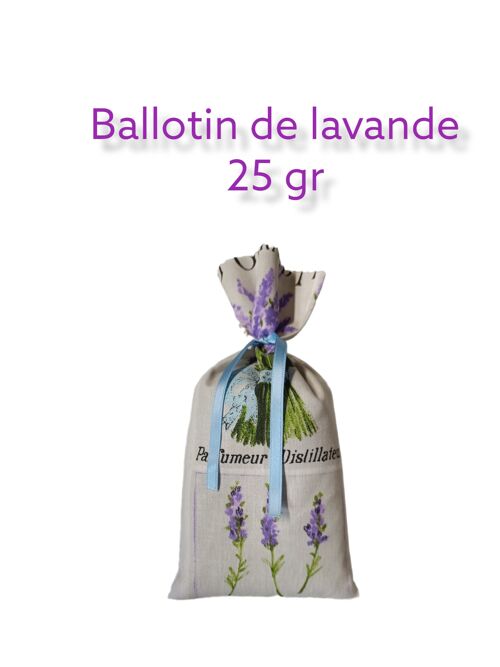 Ballotin de lavande 25 gr