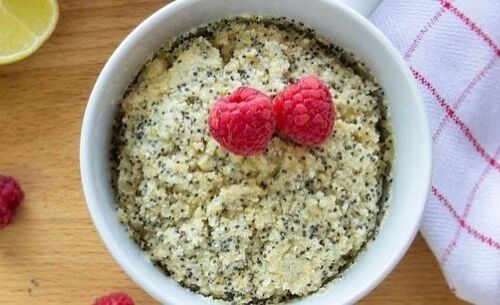 Keto Poppy Seeds Mug Cake