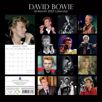 Calendrier 2023 David Bowie 2