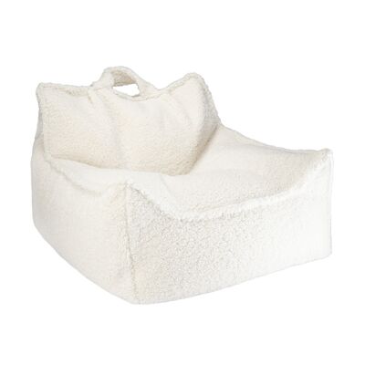 Cream White Beanbag Chair