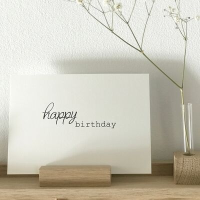 Postkarte *happy birthday*