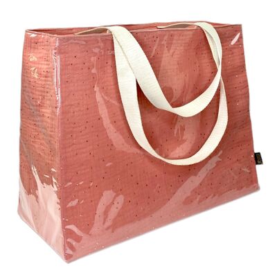 XL insulated bag, "Sweet dream" marsala