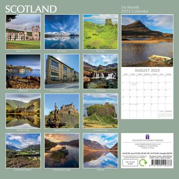 Calendrier 2023 Ecosse 2