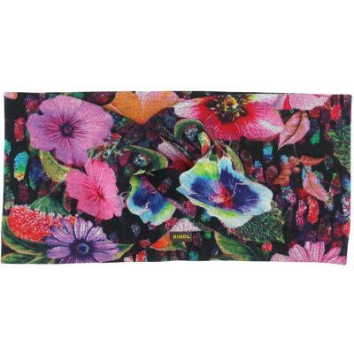 Hairband flowers Ponte Jersey