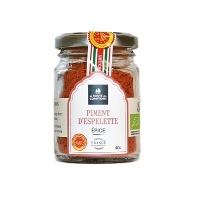 Pimiento de Espelette DOP - tarro 40g