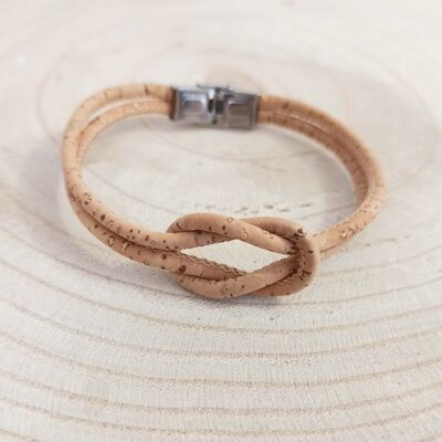 Bracciale unisex in sughero naturale Marin