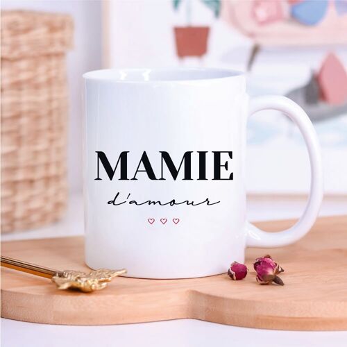 Mug blanc "Mamie d'amour"