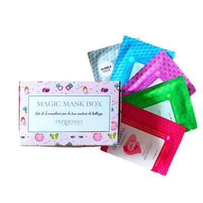 MAGIC MASK BOX 5 kosmetische Gesichtsmasken