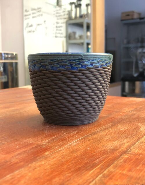 Cup Basket L (anthracite, blue)