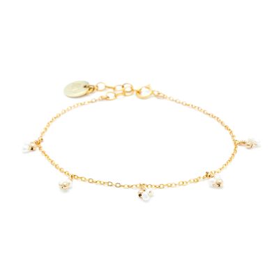 Bracelet Grelots Pampille - Perles de culture & or