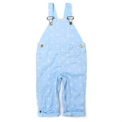 Ice Blue Snowflake Dungarees