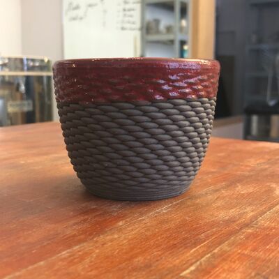 Cup Basket L (anthracite, rouge)