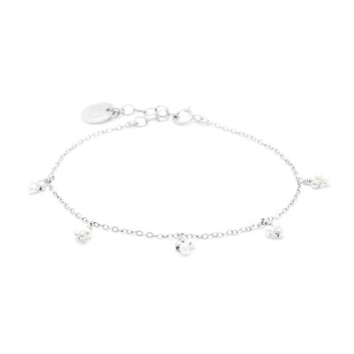 Bracelet Grelots Pampille - Perles de culture & argent