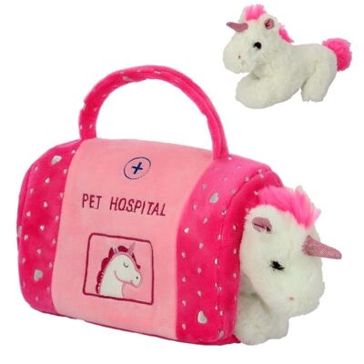 PET HOSPITAL UNICORN WHITE 20X15