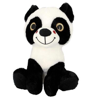 PANDA BEAR CRYSTAL EYES 18CM