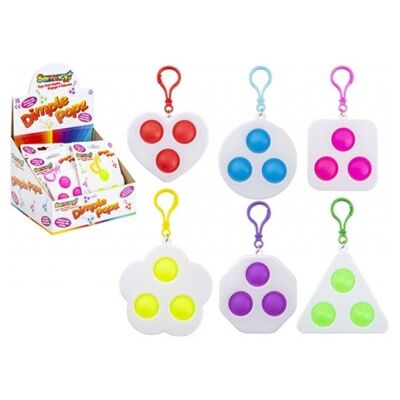 FIDGET POP MATES KEYCHAIN GEOMETRIC SHAPES