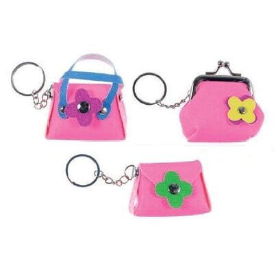ASSORTED ROSES BAGS KEYCHAIN