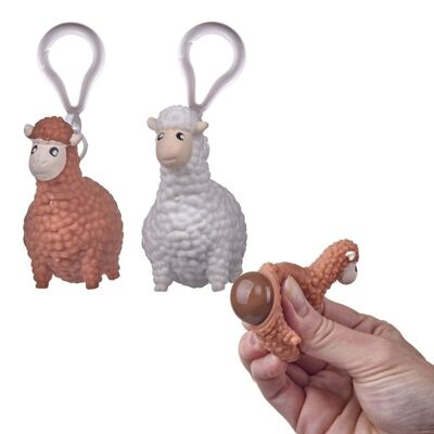 LLAMA SQUEZZY KEYCHAIN 2 COLORS