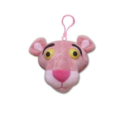 Pink Panther head keychain 6cms