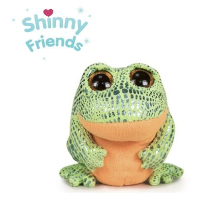 GREEN GRENOUILLE  GLITTER EYES SPECKLES 15CM