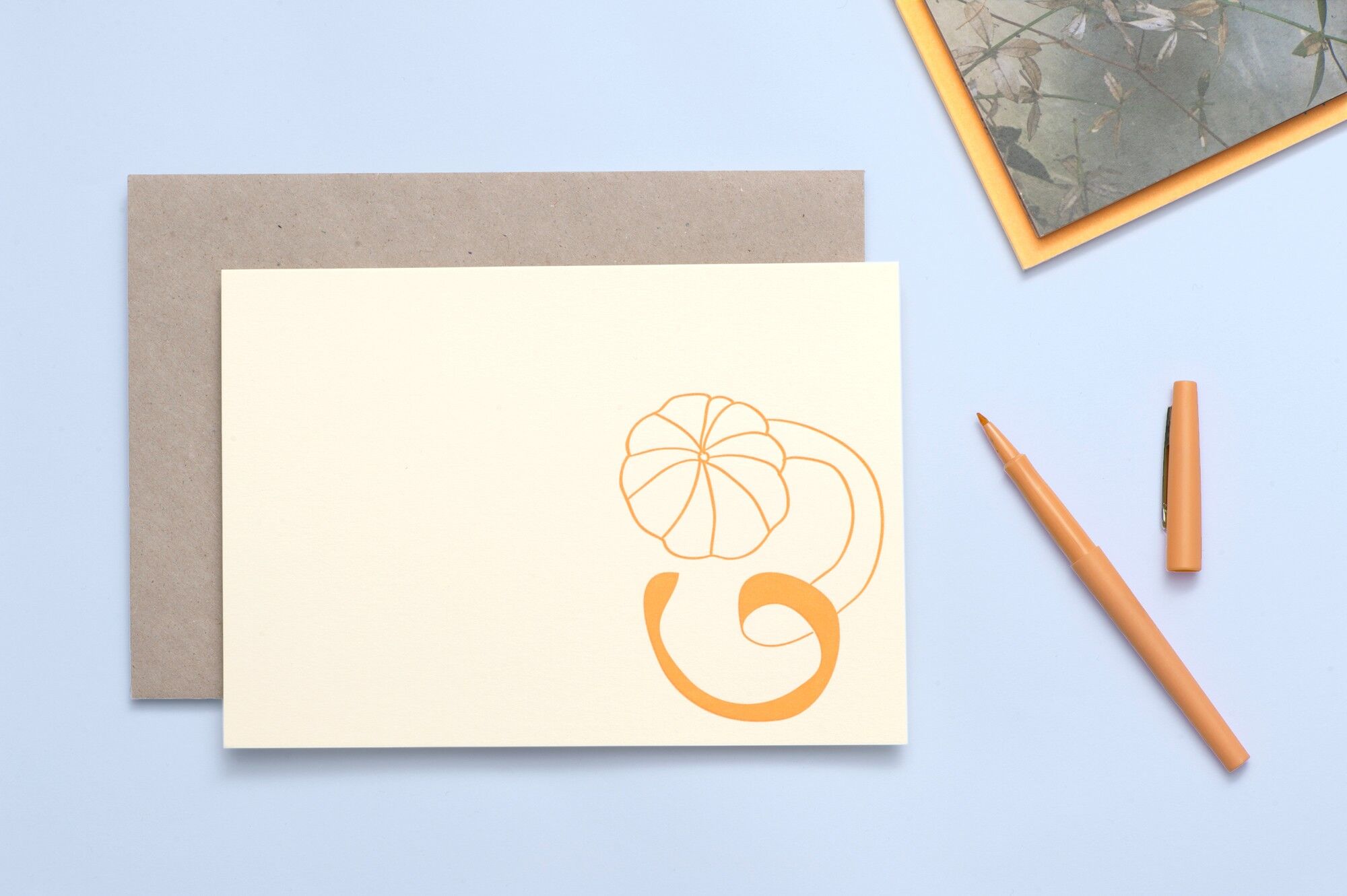 Carte A5 clémentine