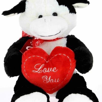 COW WITH HEART 55CM - Peluche - Plush