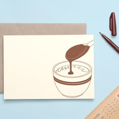 A5 hot chocolate card