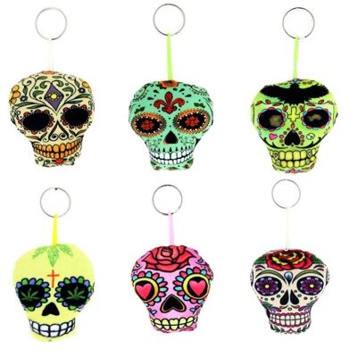 Llavero Peluche Calavera mexicana 13CM